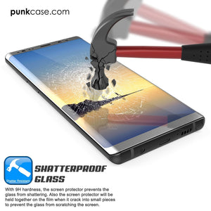 Galaxy Note 10 Black Punkcase Glass SHIELD Tempered Glass Screen Protector 0.33mm Thick 9H Glass 