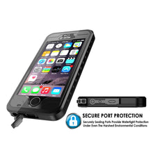 Load image into Gallery viewer, iPhone 5S/5 Waterproof Case, PunkCase StudStar Black Case Water/Shock/Dirt Proof | Lifetime Warranty (Color in image: purple)
