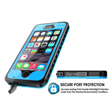 Load image into Gallery viewer, iPhone 5S/5 Waterproof Case, PunkCase StudStar Light Blue Water/Shock/Dirt Proof | Lifetime Warranty (Color in image: purple)
