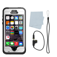 Load image into Gallery viewer, iPhone 5S/5 Waterproof Case, PunkCase StudStar White Case Water/Shock/Dirt Proof | Lifetime Warranty (Color in image: red)
