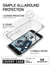 Load image into Gallery viewer, iPhone 6S Case, Ghostek® Covert Clear, Premium Impact Protective Armor | Lifetime Warranty Exchange (Color in image: peach)

