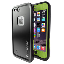 Load image into Gallery viewer, iPhone 6S+/6+ Plus Waterproof Case, Punkcase SpikeStar Light GreenThin Fit 6.6ft Underwater IP68 (Color in image: light green)
