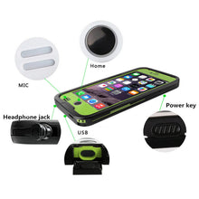 Load image into Gallery viewer, iPhone 6S+/6+ Plus Waterproof Case, Punkcase SpikeStar Light GreenThin Fit 6.6ft Underwater IP68 (Color in image: pink)
