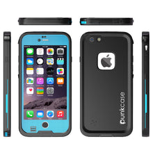 Load image into Gallery viewer, iPhone 6S+/6+ Plus Waterproof Case, Punkcase SpikeStar Light Blue | Thin Fit 6.6ft Underwater IP68 (Color in image: white)
