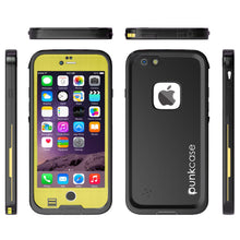 Load image into Gallery viewer, iPhone 6S+/6+ Plus Waterproof Case, Punkcase SpikeStar Yellow Series | Thin Fit 6.6ft Underwater IP68 (Color in image: black)
