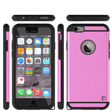 Load image into Gallery viewer, iPhone 6s Plus/6 Plus Case PunkCase Galactic Pink Slim w/ Tempered Glass Protector Lifetime Warranty (Color in image: silver)
