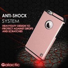 Load image into Gallery viewer, iPhone 6s Plus/6 Plus  Case PunkCase Galactic Rose Gold Slim w/ Tempered Glass | Lifetime Warranty (Color in image: gold)

