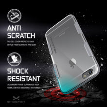Load image into Gallery viewer, iPhone 6s Plus Case Silver Ghostek Cloak, Slim Protective w/ Tempered Glass | Lifetime Warranty (Color in image: red)
