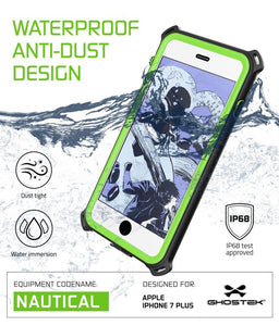 WATERPROOF ANTI-DUST DESIGN Dust tight Water immersion IP68 Certified test approved EQUIPMENT CODENAME: DESIGNED FOR ss NAUTICAL IPHONE 7 PLUS cuostTa (Color in image: Black)