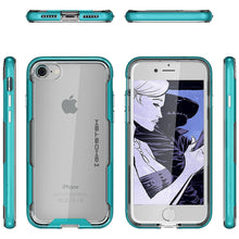Charger l&#39;image dans la galerie, iPhone 8 Case, Ghostek Cloak 3 Series Case for iPhone 8 Case Clear Protective Case [TEAL] 
