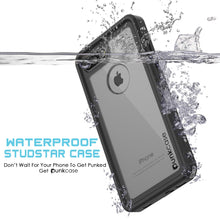 Load image into Gallery viewer, iPhone 7+ Plus Waterproof IP68 Case, Punkcase [Clear] [StudStar Series] [Slim Fit] [Dirtproof] (Color in image: purple)
