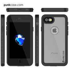 Charger l&#39;image dans la galerie, iPhone SE (4.7&quot;) Waterproof Case, Punkcase [Clear] [StudStar Series] [Slim Fit] [IP68 Certified][Dirtproof] [Snowproof] (Color in image: light blue)
