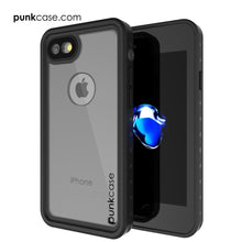 Charger l&#39;image dans la galerie, iPhone 8 Waterproof Case, Punkcase [Clear] [StudStar Series] [Slim Fit] [IP68 Certified][Dirtproof] [Snowproof] (Color in image: Clear)

