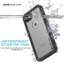 Charger l&#39;image dans la galerie, iPhone SE (4.7&quot;) Waterproof Case, Punkcase [Clear] [StudStar Series] [Slim Fit] [IP68 Certified][Dirtproof] [Snowproof] (Color in image: red)
