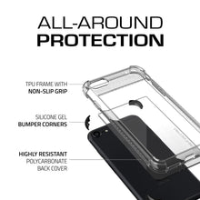 Charger l&#39;image dans la galerie, iPhone  8 Case, Ghostek Covert 2 Series for iPhone  8 &amp; iPhone  8 Protective Case [BLACK] (Color in image: Teal)
