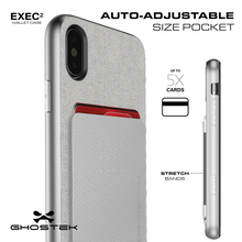 Load image into Gallery viewer, iPhone 7 Case, Ghostek Exec 2 Series for iPhone 7 Protective Wallet Case [SILVER] (Color in image: Red)
