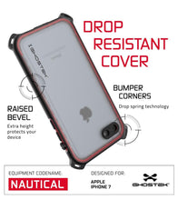 Load image into Gallery viewer, iPhone 7 Case, Ghostek Nautical Series  for iPhone 7 Case | RED (Color in image: Pink)
