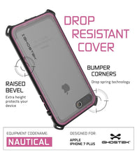 Load image into Gallery viewer, iPhone 7+ Plus case, Ghostek®  Nautical Series  for iPhone 7+ Plus Rugged Heavy Duty Case | Pink 
