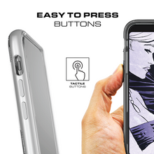 Load image into Gallery viewer, iPhone X Case, Ghostek Cloak 3 Series Ultra Slim Clear Hybrid Shockproof Protective Cover Designed for iPhone 10 – Supports Wireless Charging | Silver (Color in image: Black)
