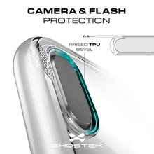 Load image into Gallery viewer, iPhone X Clear Case, Ghostek Cloak 3 Series Military Grade Standard Drop Tested | Slim &amp; Lightweight | Black (Color in image: Silver)
