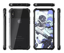 Load image into Gallery viewer, Ghostek Transparent iPhone X Case, Covert2 Series Resilient Rugged Armor Design | Supports AirPower Wireless Charging | Black (Color in image: White)
