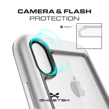 Charger l'image dans la galerie, iPhone X Case, Ghostek [Atomic Slim Series] Ultimate Drop Protection Clear Back | Modern Contemporary Design | Pink (Color in image: Gold)
