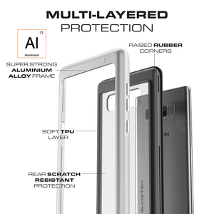 Galaxy Note 8, Ghostek Atomic Slim Galaxy Note 8 Case Shockproof Impact Hybrid Modern Design  | Gold (Color in image: Red)