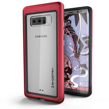 Load image into Gallery viewer, Galaxy Note 8, Ghostek Atomic Slim Galaxy Note 8 Case Shockproof Impact Hybrid Modern Design  | Red (Color in image: Red)
