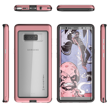Load image into Gallery viewer, Galaxy Note 8, Ghostek Atomic Slim Galaxy Note 8 Case Shockproof Impact Hybrid Modern Design  | Pink (Color in image: Red)

