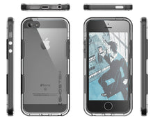 Load image into Gallery viewer, iPhone SE/5S/5 Case Ghostek® Cloak Space Grey Series | Tempered Glass | Lifetime Warranty Exchange (Color in image: silver)

