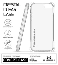 Load image into Gallery viewer, iPhone SE Case, Ghostek® Covert Clear, Premium Impact Protective Armor | Lifetime Warranty Exchange (Color in image: space grey)
