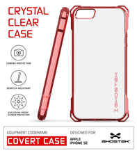 Load image into Gallery viewer, iPhone SE Case, Ghostek® Covert Red, Premium Impact Protective Armor | Lifetime Warranty Exchange (Color in image: pink)
