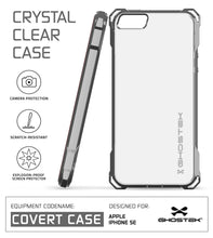 Load image into Gallery viewer, iPhone SE Case, Ghostek® Covert Space Grey, Premium Impact Protective | Lifetime Warranty Exchange (Color in image: clear)
