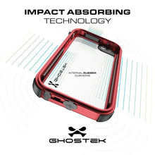 Charger l&#39;image dans la galerie, iPhone SE/5S/5 Waterproof Case, Ghostek® Atomic 3.0 Red Series | Underwater | Touch-ID (Color in image: Silver)
