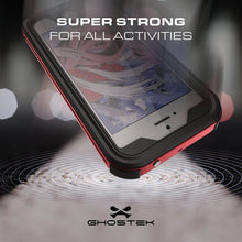 Load image into Gallery viewer, iPhone 7 Waterproof Case, Ghostek® Atomic 3.0 Red Series | Underwater | Touch-ID 
