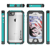 Charger l&#39;image dans la galerie, iPhone SE Waterproof Case, Ghostek® Atomic 3.0 Teal Series for Apple iPhone 5, 5S &amp; SE (Color in image: Pink)
