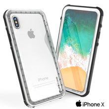 Load image into Gallery viewer, iPhone X Case, PUNKCase [CRYSTAL SERIES] Cover W/ Attached Screen Protector [WHITE] (Color in image: Pink)

