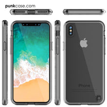 Load image into Gallery viewer, iPhone X Case, PUNKcase [LUCID 2.0 Series] [Slim Fit] Armor Cover W/Integrated Anti-Shock System &amp; Tempered Glass PUNKSHIELD Screen Protector [Clear] (Color in image: Pink)
