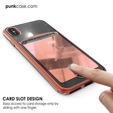 Load image into Gallery viewer, iPhone X Case, PUNKcase [LUCID Series] Slim Fit Protective Dual Layer Armor Cover W/ Scratch Resistant PUNKSHIELD Screen Protector [Rose Pink] (Color in image: Black)
