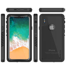 Charger l&#39;image dans la galerie, iPhone XS Max Waterproof Case, Punkcase [Extreme Series] Armor Cover W/ Built In Screen Protector [Black] (Color in image: Light Blue)
