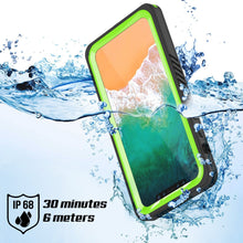 Charger l&#39;image dans la galerie, iPhone XS Max Waterproof Case, Punkcase [Extreme Series] Armor Cover W/ Built In Screen Protector [Light Green] (Color in image: Teal)
