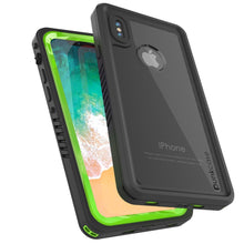 Charger l&#39;image dans la galerie, iPhone XS Max Waterproof Case, Punkcase [Extreme Series] Armor Cover W/ Built In Screen Protector [Light Green] (Color in image: Purple)

