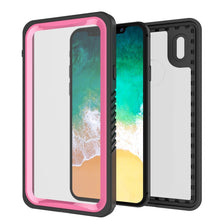 Charger l&#39;image dans la galerie, iPhone XS Max Waterproof Case, Punkcase [Extreme Series] Armor Cover W/ Built In Screen Protector [Pink] (Color in image: Light Green)

