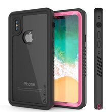 Load image into Gallery viewer, iPhone X Case, Punkcase [Extreme Series] [Slim Fit] [IP68 Certified] [Shockproof] [Snowproof] [Dirproof] Armor Cover W/ Built In Screen Protector for Apple iPhone 10 [PINK] (Color in image: Pink)
