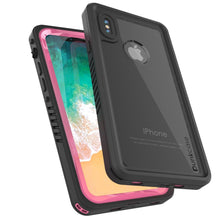Charger l&#39;image dans la galerie, iPhone XS Max Waterproof Case, Punkcase [Extreme Series] Armor Cover W/ Built In Screen Protector [Pink] (Color in image: Purple)
