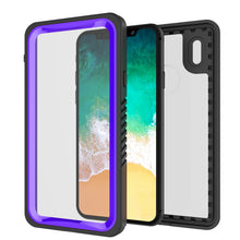 Load image into Gallery viewer, iPhone X Case, Punkcase [Extreme Series] [Slim Fit] [IP68 Certified] [Shockproof] [Snowproof] [Dirproof] Armor Cover W/ Built In Screen Protector for Apple iPhone 10 [PURPLE] (Color in image: Light Green)
