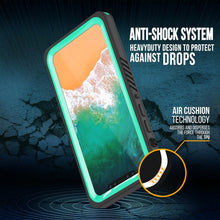 Charger l&#39;image dans la galerie, iPhone XS Max Waterproof Case, Punkcase [Extreme Series] Armor Cover W/ Built In Screen Protector [Teal] (Color in image: Black)
