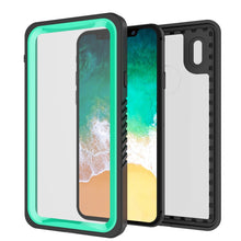 Charger l&#39;image dans la galerie, iPhone XS Max Waterproof Case, Punkcase [Extreme Series] Armor Cover W/ Built In Screen Protector [Teal] (Color in image: Light Blue)
