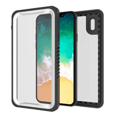Load image into Gallery viewer, iPhone X Case, Punkcase [Extreme Series] [Slim Fit] [IP68 Certified] [Shockproof] [Snowproof] [Dirproof] Armor Cover W/ Built In Screen Protector for Apple iPhone 10 [White] (Color in image: Pink)
