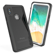 Charger l&#39;image dans la galerie, iPhone XS Max Waterproof Case, Punkcase [Extreme Series] Armor Cover W/ Built In Screen Protector [White] (Color in image: Teal)
